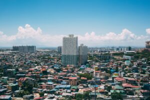 aerial view of Manila, Philippines; skip tracing services in the Philippines concept