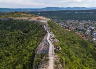 aerial view of Provadia, Bulgaria; skip tracing services in Bulgaria concept