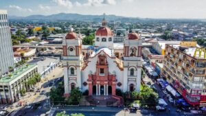 Catedral de San Pedro Sula in San Pedro Sula, Honduras; skip tracing services in Honduras concept