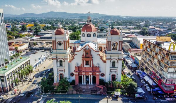 Catedral de San Pedro Sula in San Pedro Sula, Honduras; skip tracing services in Honduras concept