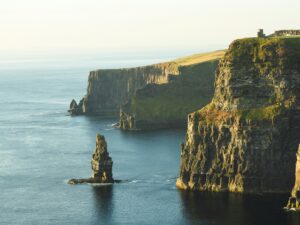 cliffs of Moher in Ireland; skip tracing services in Ireland concept