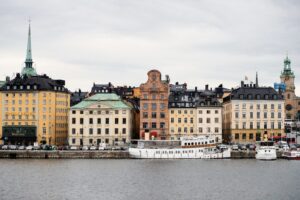 Gamla stan, Stockholm, Sweden; skip tracing services in Sweden concept