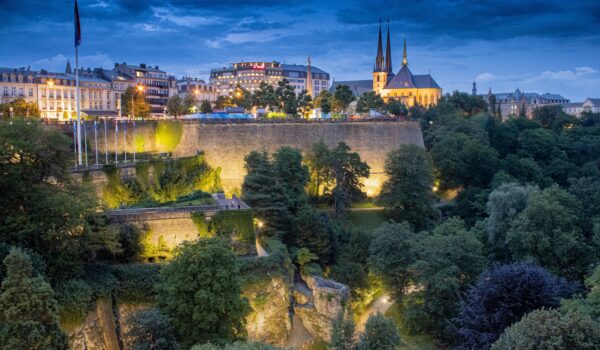 cityscape in Luxembourg City; skip tracing services in Luxembourg concept