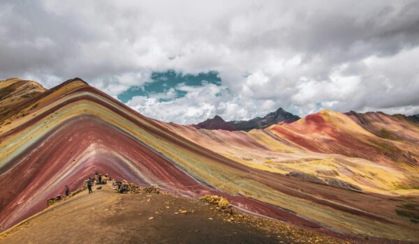 rainbow mountain in Peru; skip tracing services in Peru concept