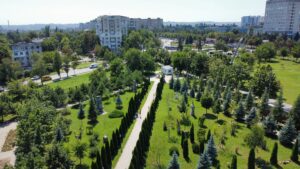 aerial view of Chișinău, Moldova; skip tracing services in Moldova concept